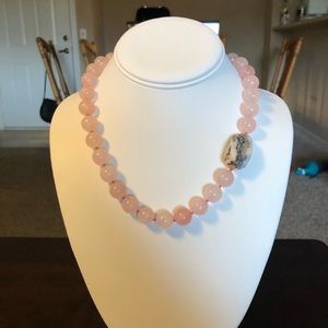 Natural stone neckless
